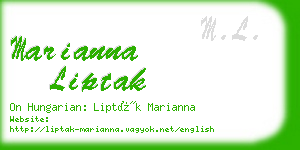 marianna liptak business card